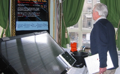 Solar water heater at Urban Forum workshop